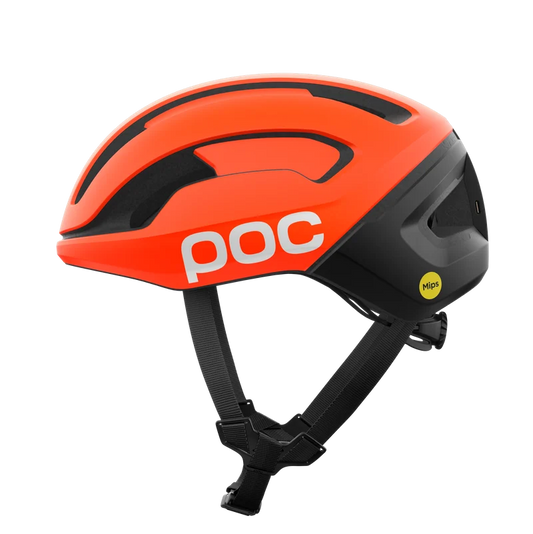 Capacete de estrada POC OMNE BEACON MIPS Laranja/Preto Mate