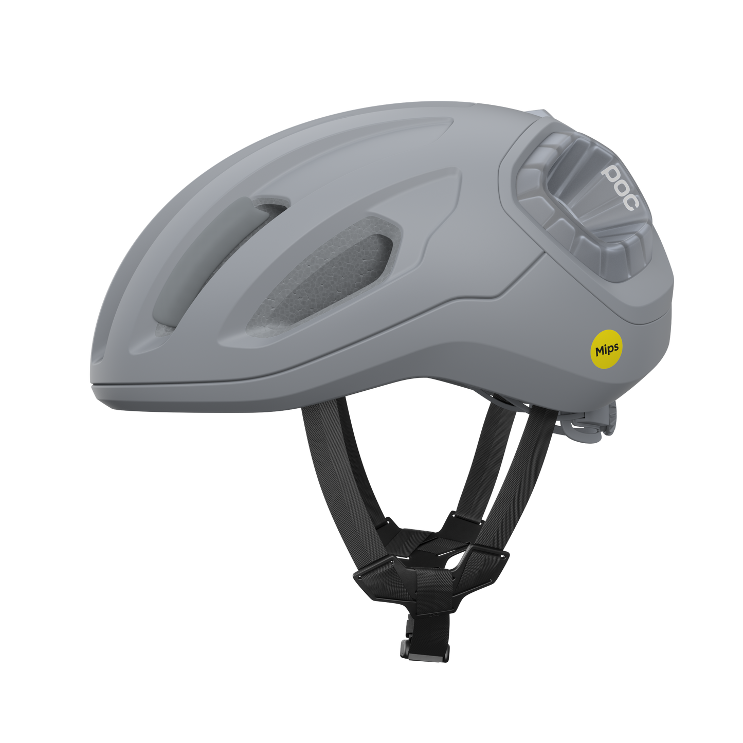 Capacete de estrada POC AMIDAL MIPS Cinzento mate