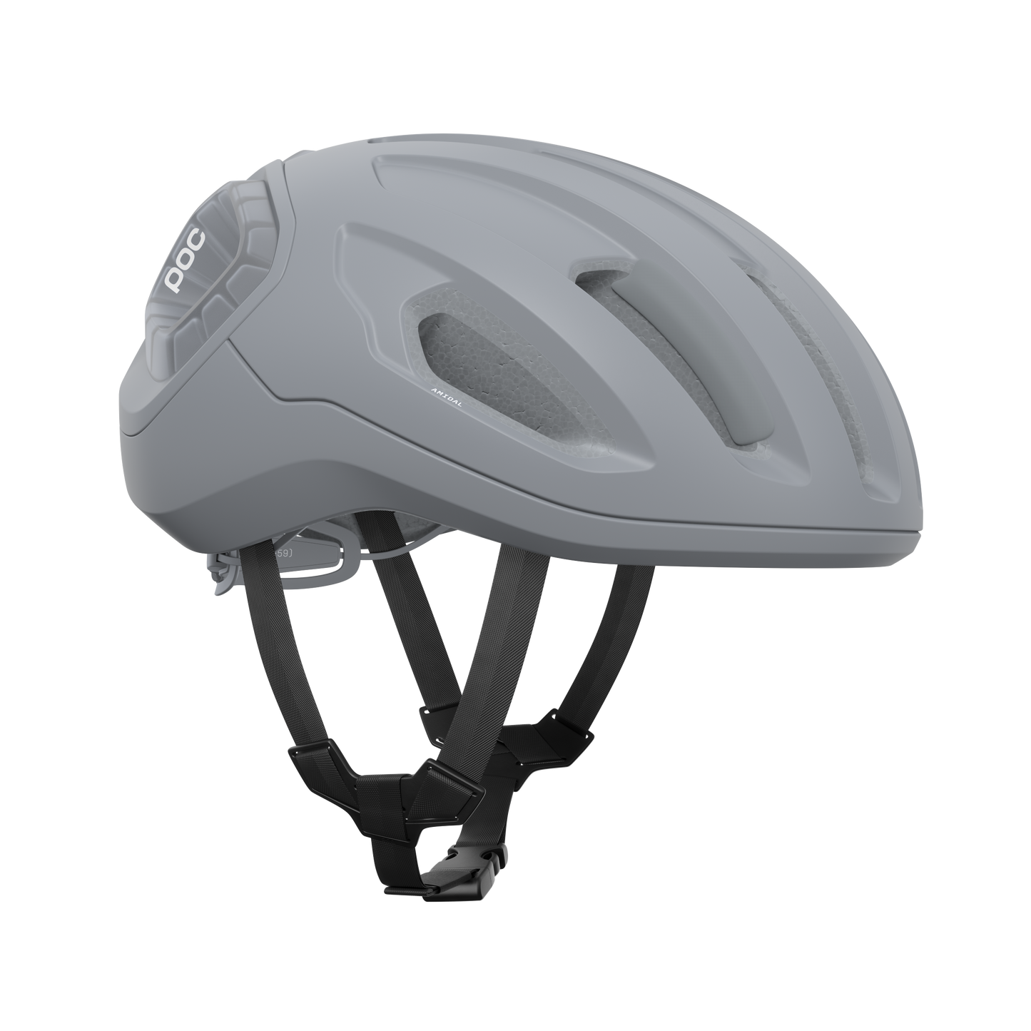 Capacete de estrada POC AMIDAL MIPS Cinzento mate