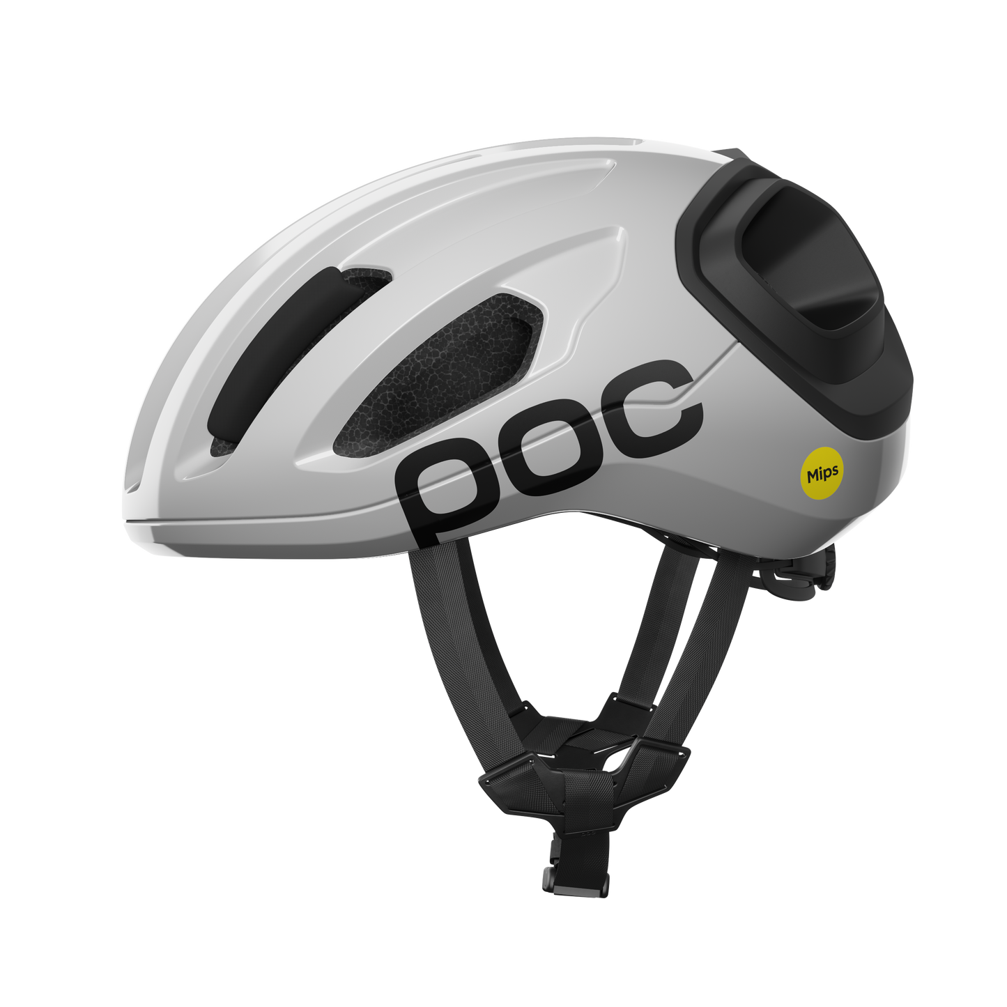 Capacete de estrada POC AMIDAL MIPS Branco/Preto Mate