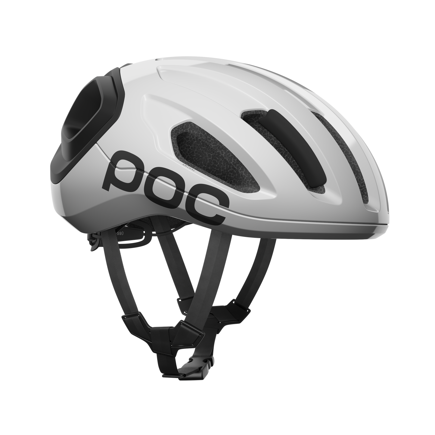 Capacete de estrada POC AMIDAL MIPS Branco/Preto Mate