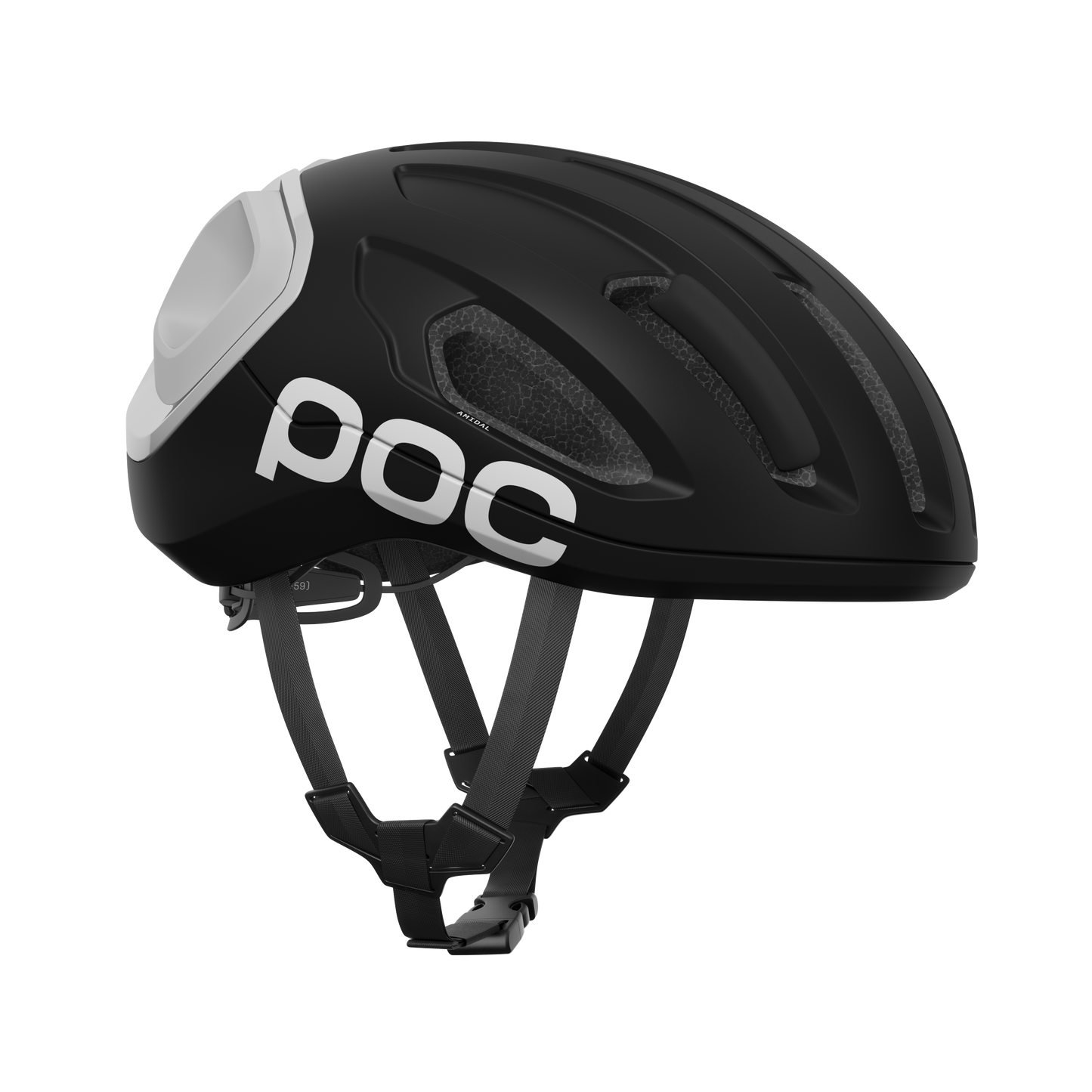 Capacete de estrada POC AMIDAL MIPS Preto Mate/Branco