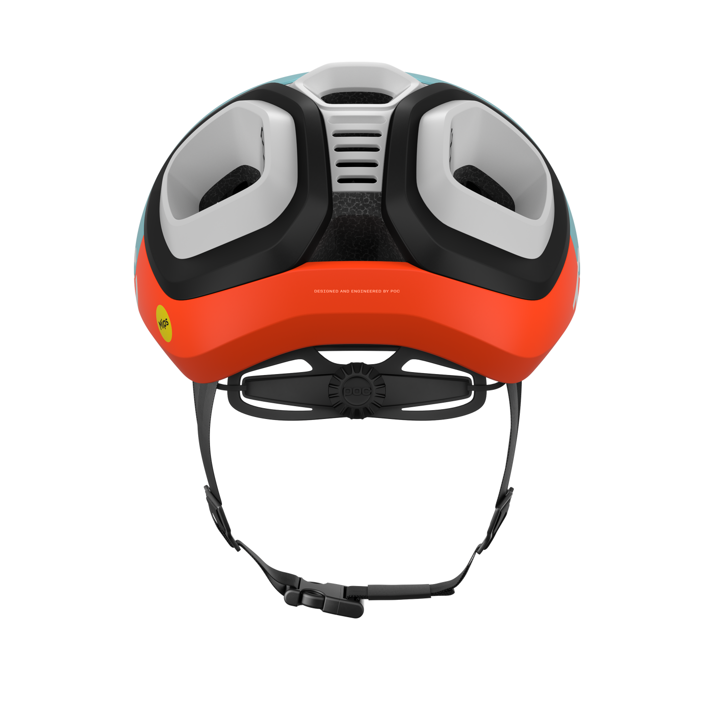 Capacete de estrada POC AMIDAL MIPS Azul/Laranja Mate