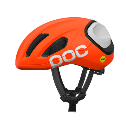 Capacete de Estrada POC AMIDAL Laranja Mate/Preto Mate/Branco Mate