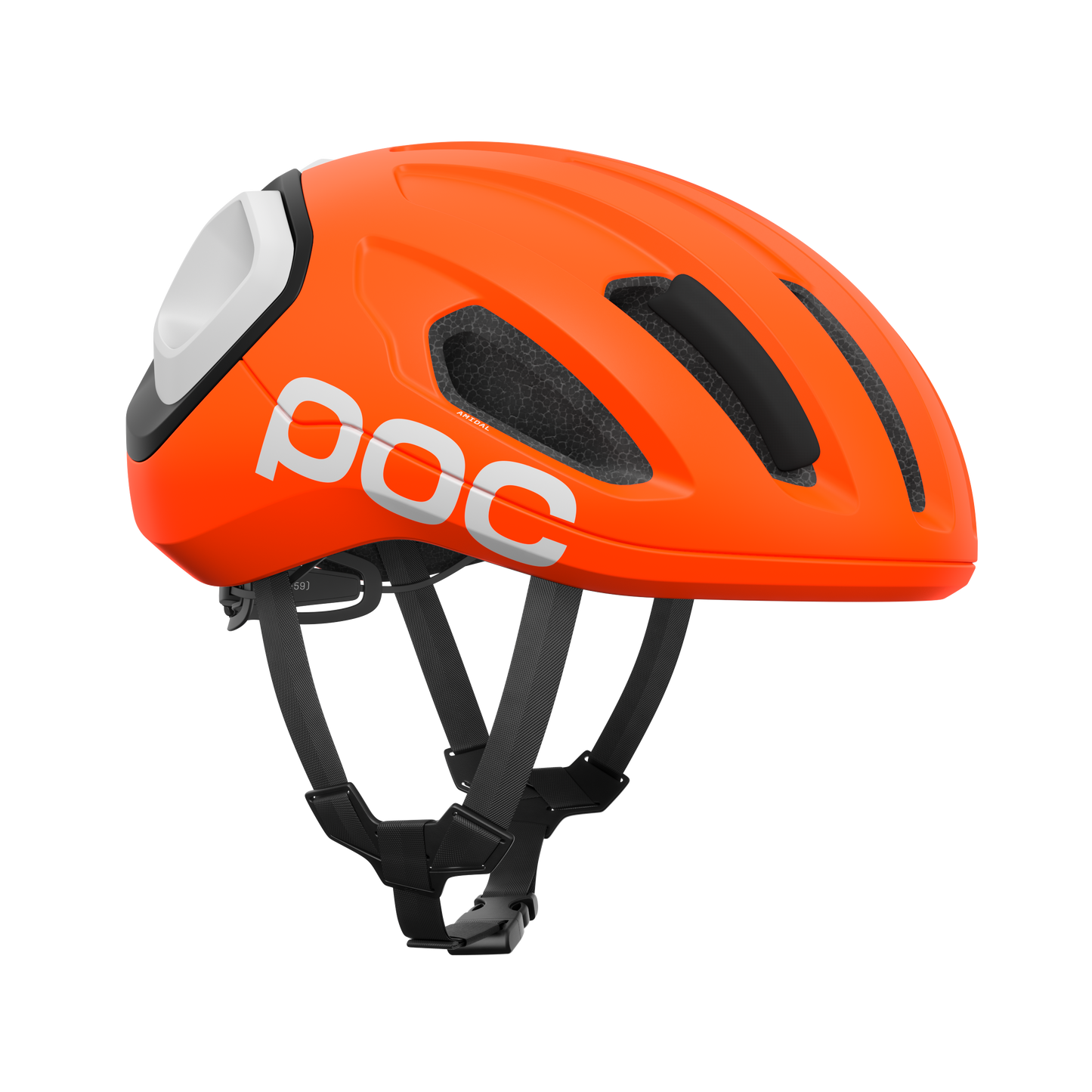 Capacete de Estrada POC AMIDA Laranja Mate/Preto Mate/Branco Mate
