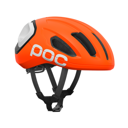 Capacete de Estrada POC AMIDAL Laranja Mate/Preto Mate/Branco Mate