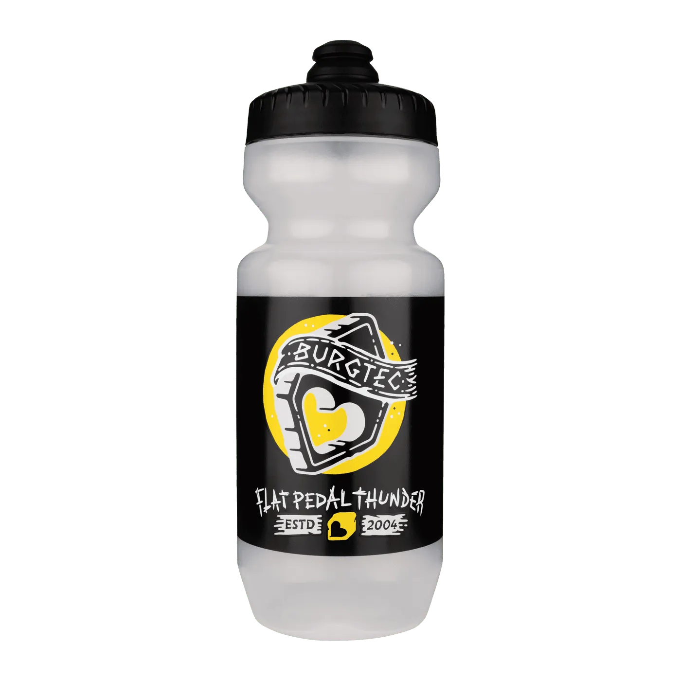 BURGTEC GUZZLE Flat Pedal Thunder Bottle Transparente