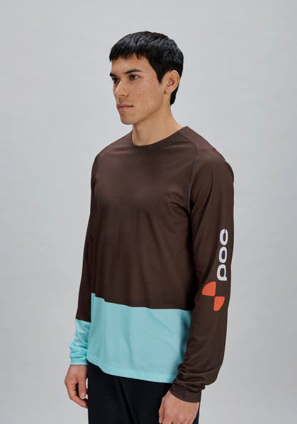 Maillot POC MOTION AIR Mangas Compridas Bronze/Azul