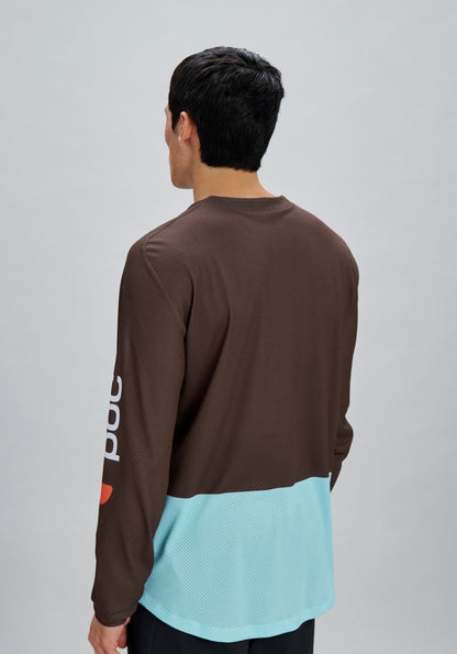 Maillot POC MOTION AIR Mangas Compridas Bronze/Azul