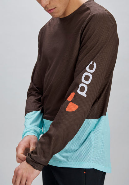 Maillot POC MOTION AIR Mangas Compridas Bronze/Azul