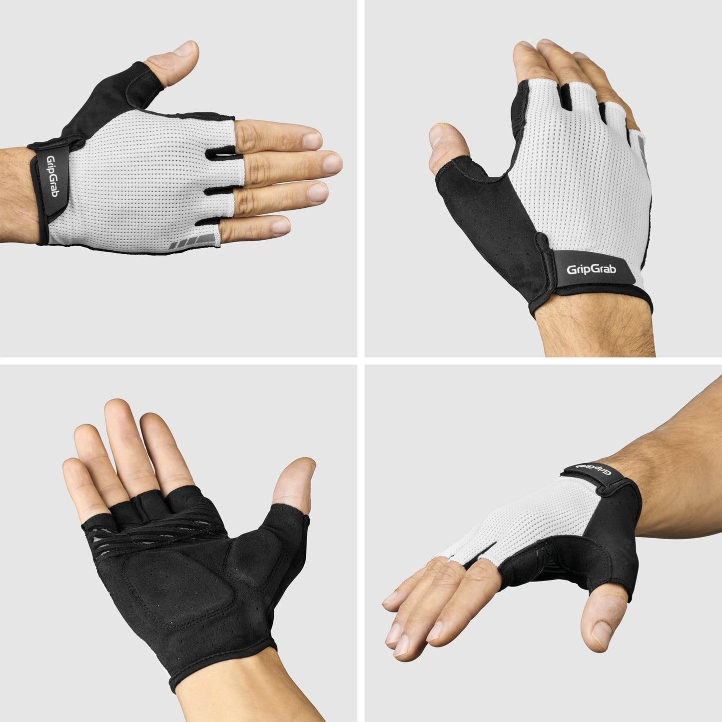 Luvas curtas GRIPGRAB EXPLR RC MAX Branco