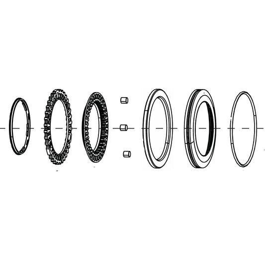 Pignons et Joints de Roue Libre ZIPP Cognition NSW Disc Brake arrière #11.2018.053.000