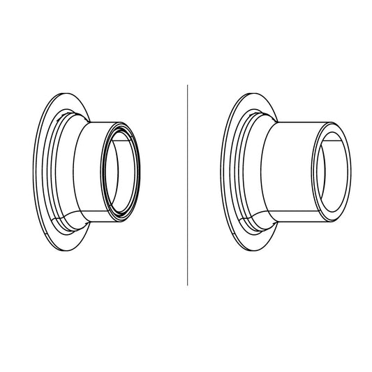 Terminais d'Eixo de Roda Dianteira ZIPP ZR1 15X100mm #11.2018.064.018