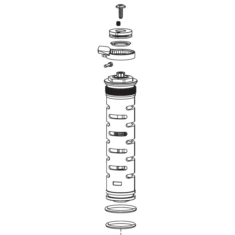 Cartucho de compressão ROCKSHOX Remote 17 mm MOCO RLR 180 mm (POPLOC/PUSHLOC) #11.4015.415.070