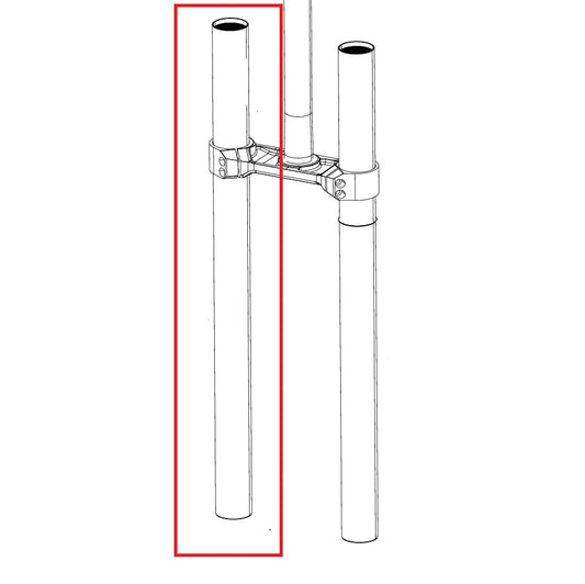 Êmbolo reto para forquilha ROCKSHOX BOXXER D1 (2024+)