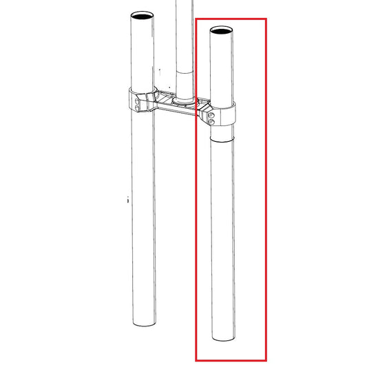 Êmbolo esquerdo para forquilha ROCKSHOX BOXXER D1 (2024+)