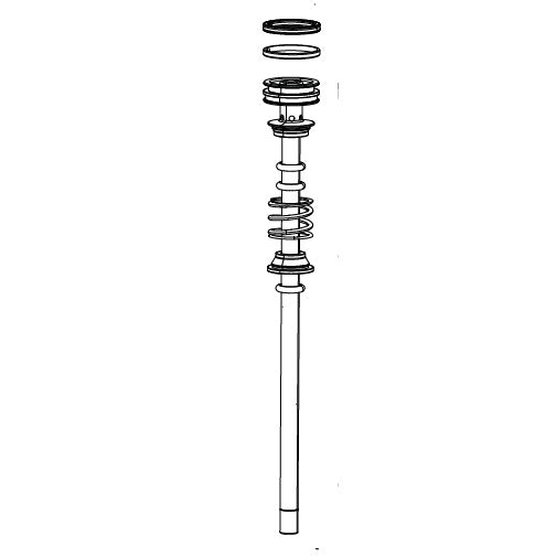 Kit de veio pneumático DEBONAIR+ ROCKSHOX 100 mm-29" para SID 35 D1 #11.4018.111.037