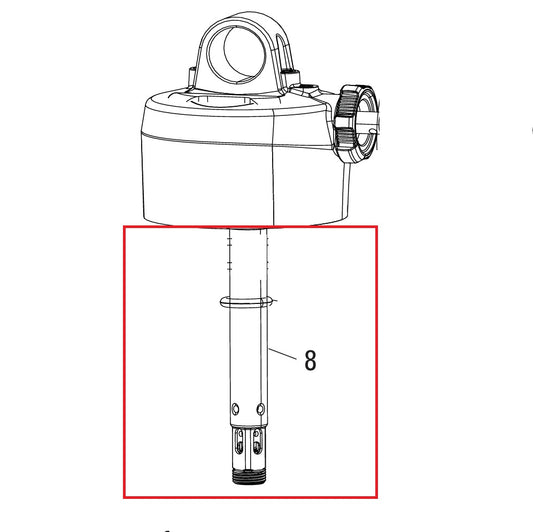 Haste de Amortecedor ROCKSHOX 47,5-55mm para DELUXE RT/RL (A1-A2)/RLR (A1-B1)/DELUXE ULTIMATE REMOTE (B2) #11.4118.068.550