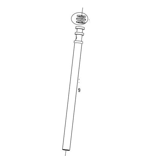 Pistão principal e haste para espigão de selim ROCKSHOX REVERB A1-A2 420x100mm #11.6818.018.010
