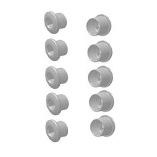 Conjunto de 5 parafusos de chaminé da pedaleira SRAM TRUVATIV/SRAM Preto