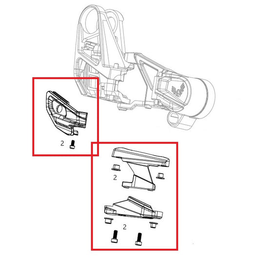 Kit de Paralelogramas SRAM XX T-TYPE EAGLE AXS REAR DERAILLEUR