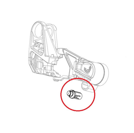 Chave de configuração / bloqueio de gaiola Desviador traseiro SRAM X0 T-Type Eagle AXS
