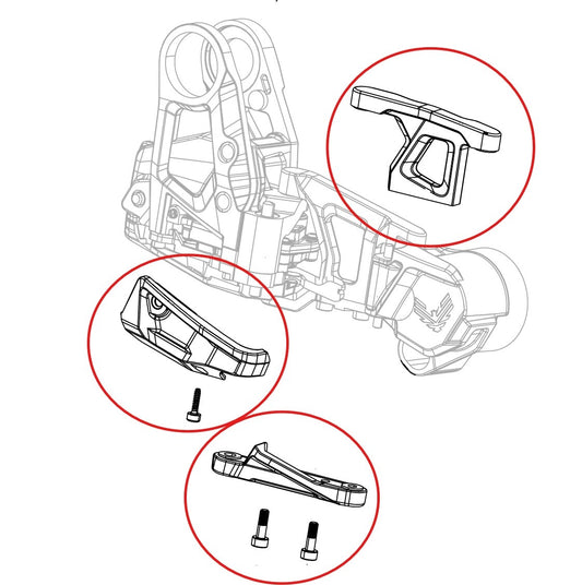 Kit de proteção do desviador SRAM GX T-Type Eagle AXS