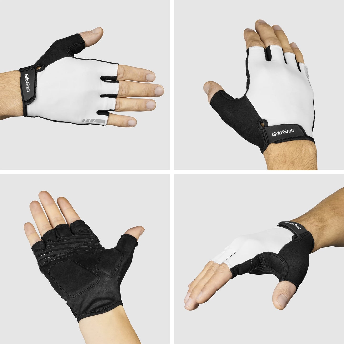 Luvas curtas GRIPGRAB RIDE RC MAX Branco