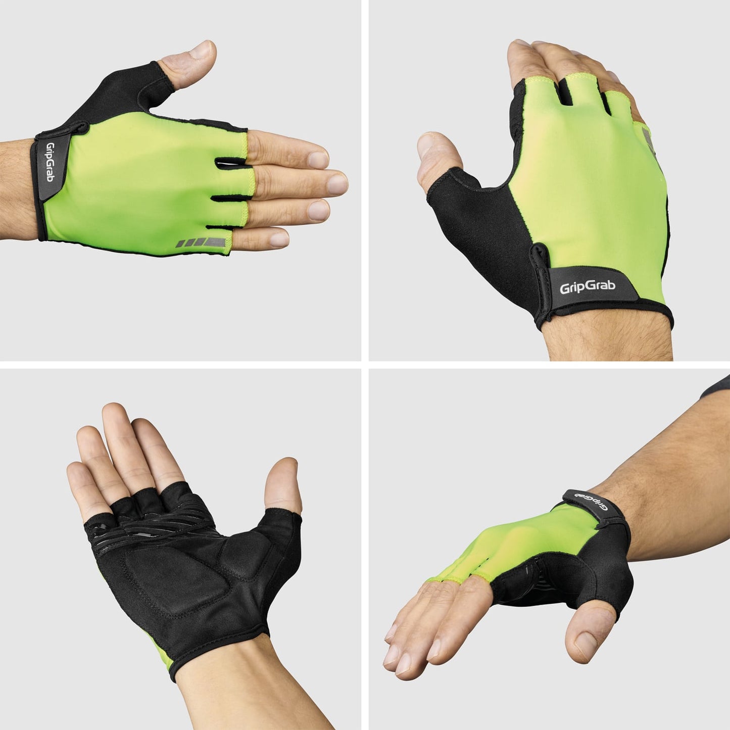 Luvas curtas GRIPGRAB RIDE RC MAX Amarelas