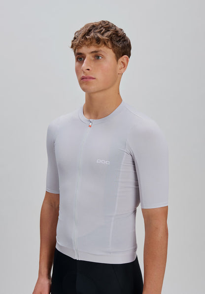 Maillot POC CADENCE Mangas Curtas Cinzento