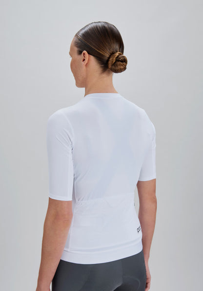 Maillot POC CADENCE Mulher Mangas Curtas Branco