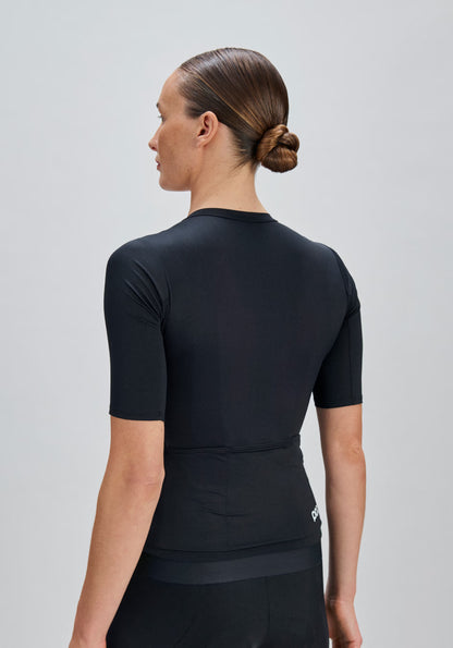 Maillot POC CADENCE Mulher Mangas Curtas Preto
