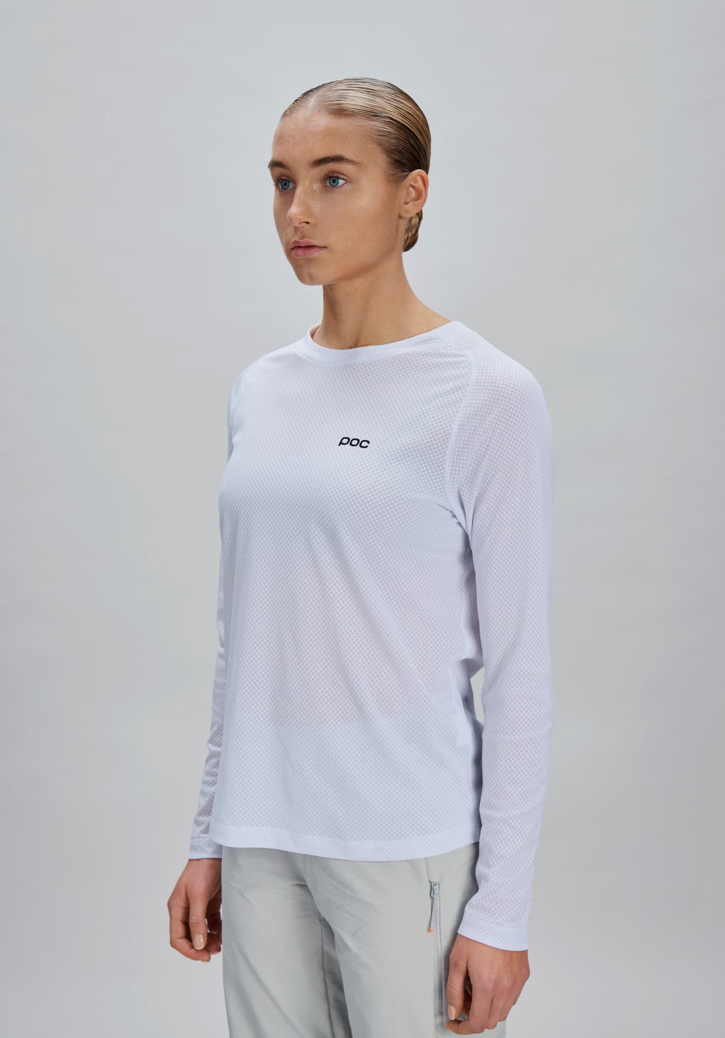 Camisola de manga comprida POC MOTION AIR para mulher Branco