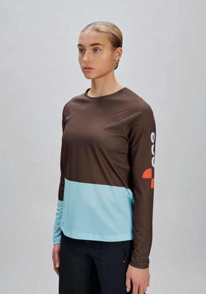 Maillot POC MOTION AIR Mangas Compridas Mulher Bronze/Azul