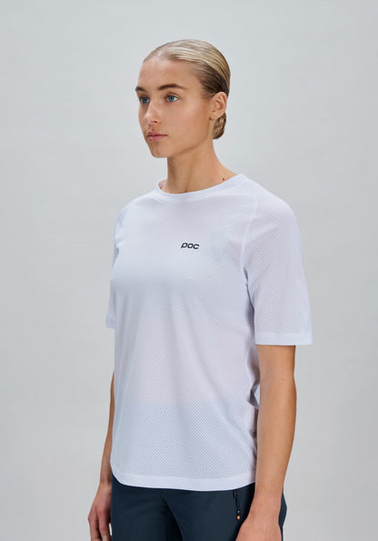 Maillot POC MOTION AIR Mangas Curtas Mulher Branco