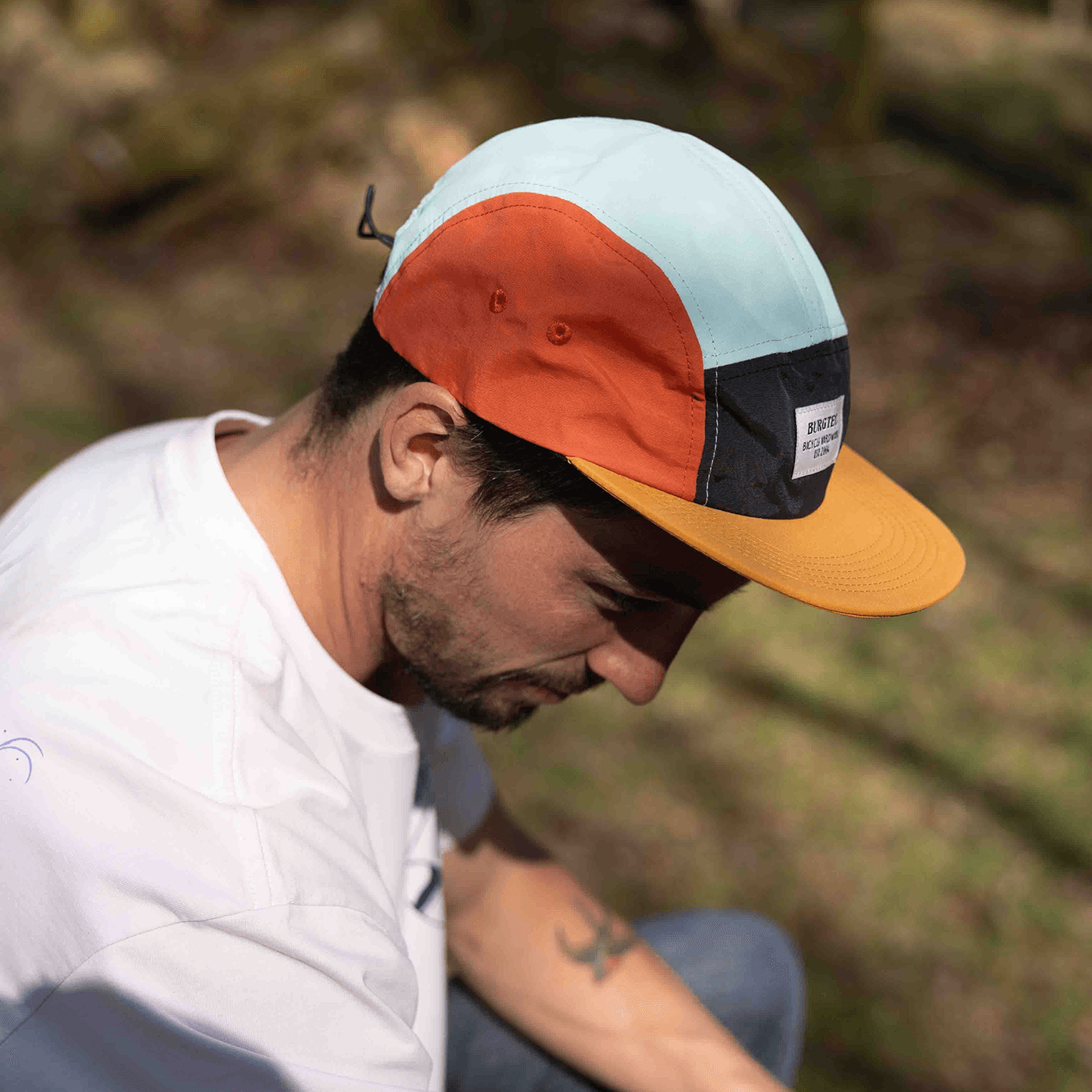 Boné BURGTEC ARCADE FIVE PANEL Mostarda