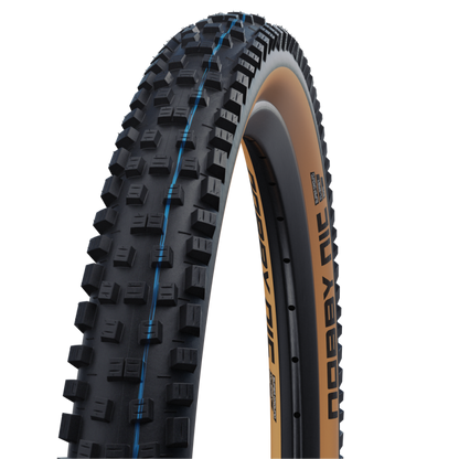 Pneu SCHWALBE NOBBY NIC 29x2.40 ADDIX SPEEDGRIP SUPERGROUND Tubeless Ready Souple Preto/Castanho