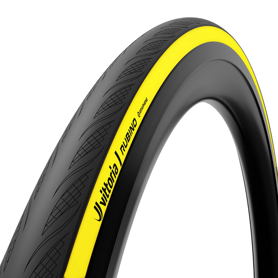 Pneu VITTORIA RUBINO V G2.0 700c Tubetype Dobrável Amarelo