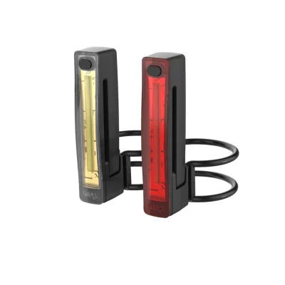 Iluminação Dianteira e Traseira KNOG PLUS TWINPACK 40/20 Lumens Preto