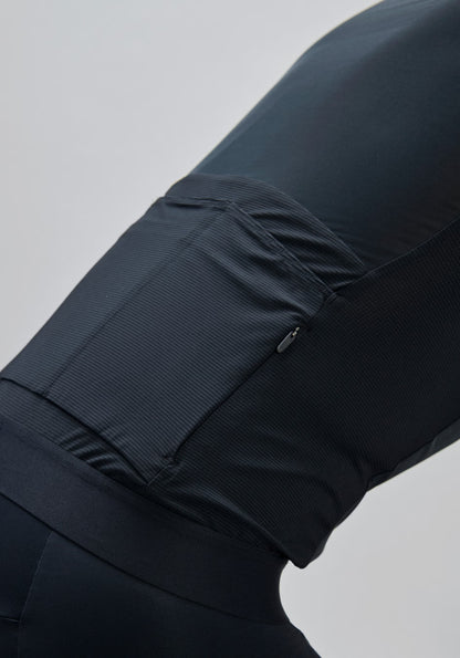 Maillot POC RACEDAY Mangas Curtas Preto