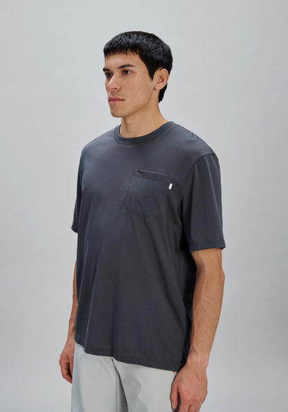 Maillot POC MOTION Mangas Curtas Cinzento