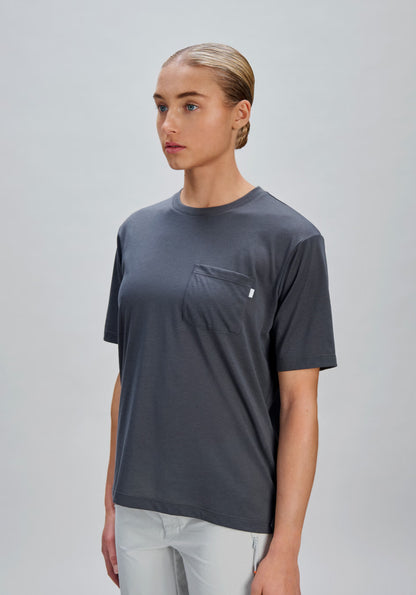 Maillot POC MOTION Mangas Curtas Feminino Cinzento