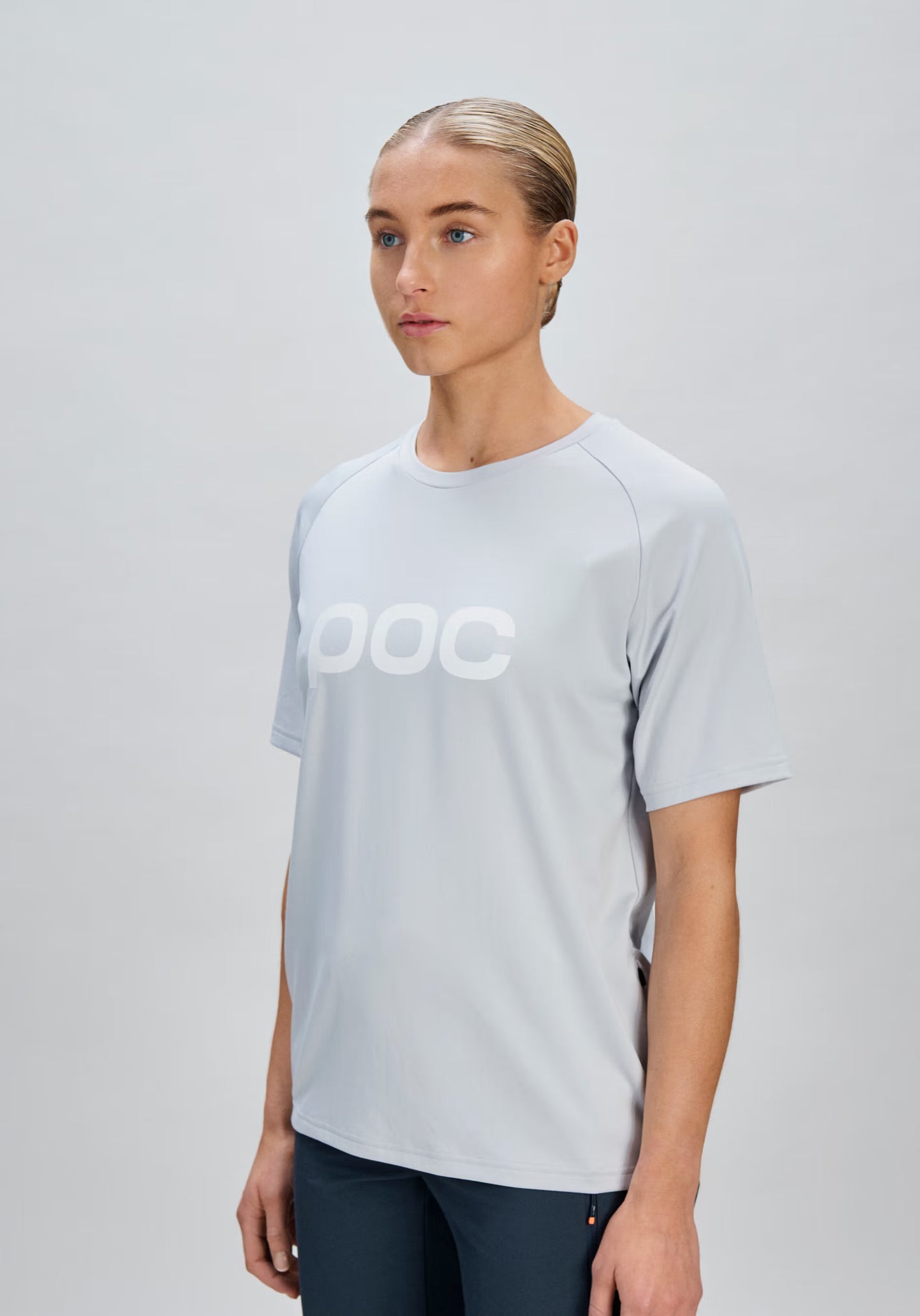 Camisola POC REFORM ENDURO de manga curta para mulher Cinzento claro