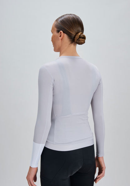 Maillot POC CADENCE Mulher Mangas Compridas Cinzento