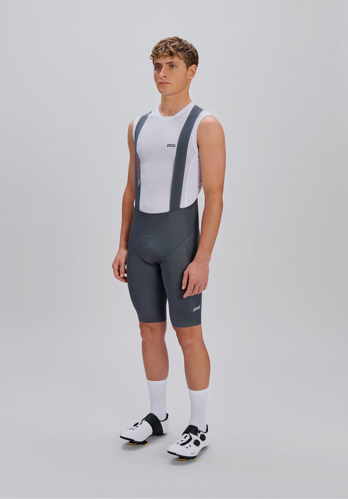 POC RACEDAY Bib Short Cinzento