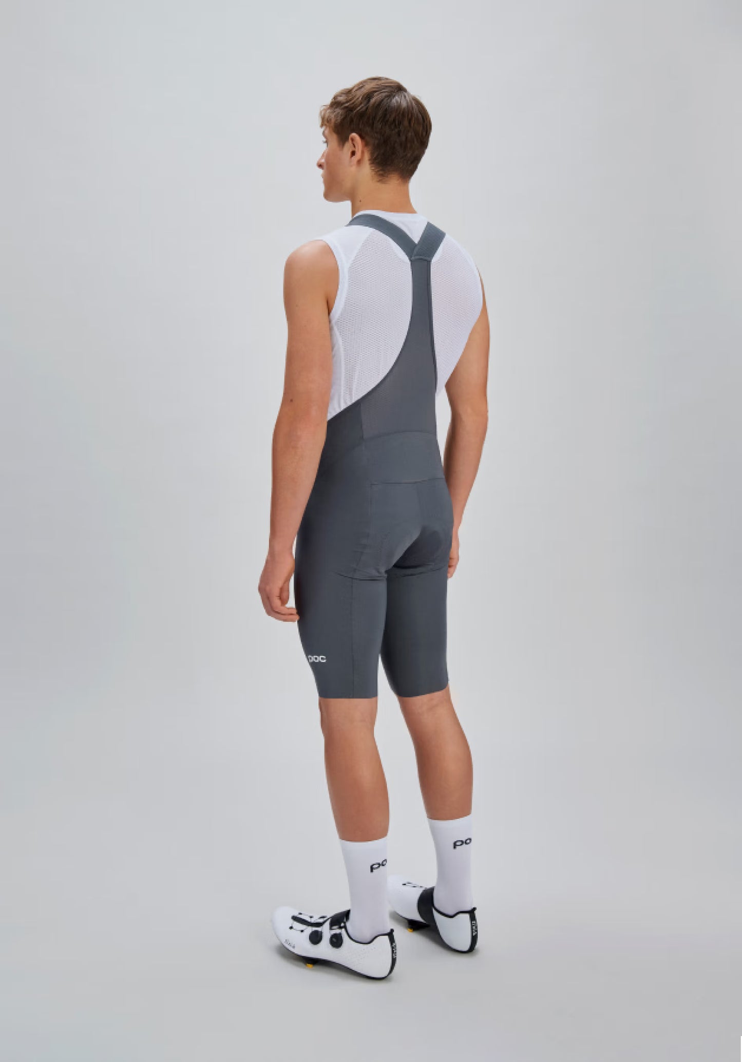 POC RACEDAY Bib Short Cinzento