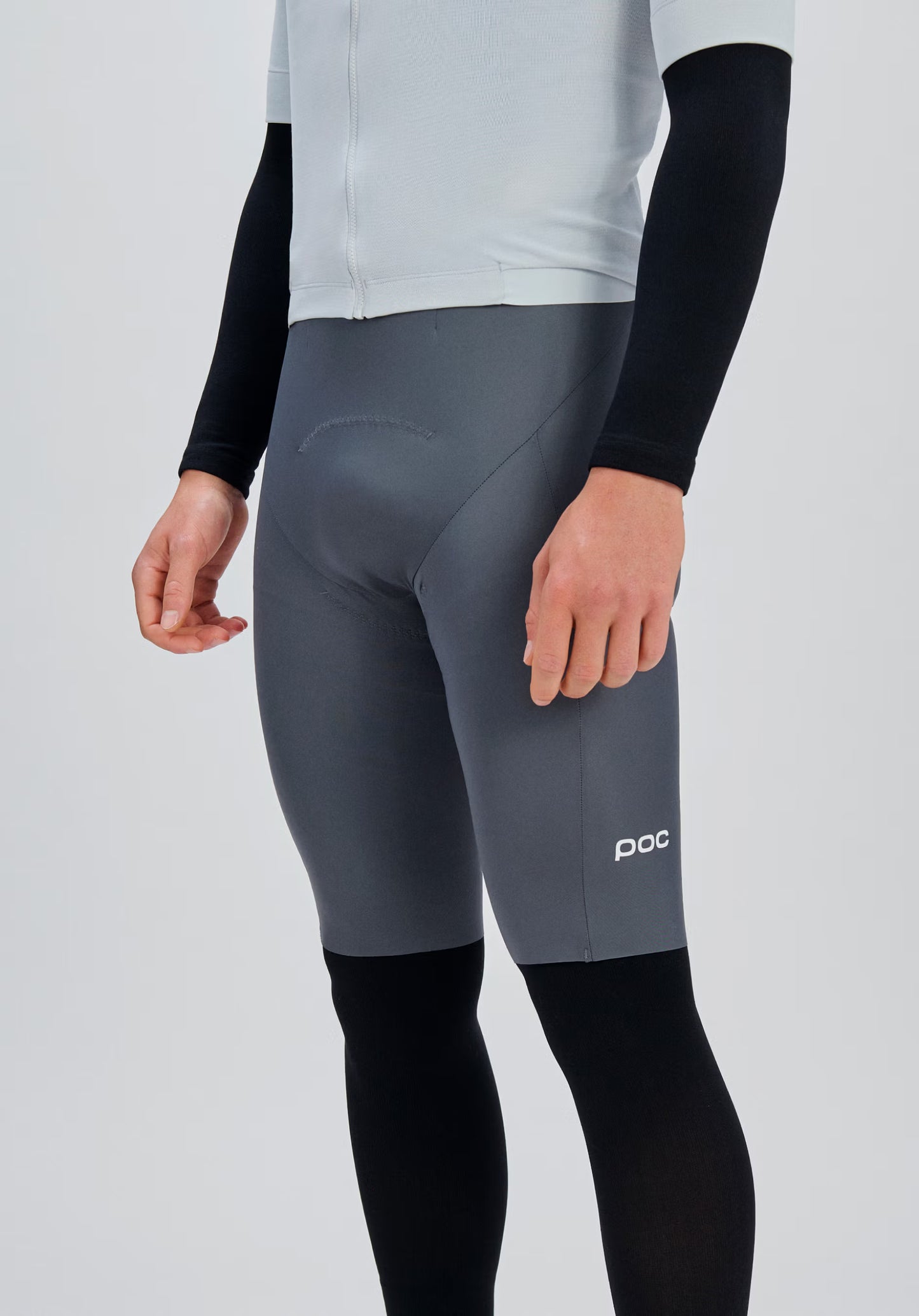POC RACEDAY Bib Short Cinzento