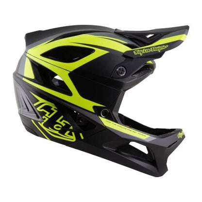 Capacete MTB TROY LEE DESIGNS STAGE 2 HIGH VIZ Carvão/Amarelo