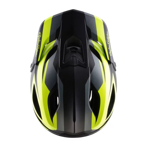 Capacete MTB TROY LEE DESIGNS STAGE 2 HIGH VIZ Carvão/Amarelo
