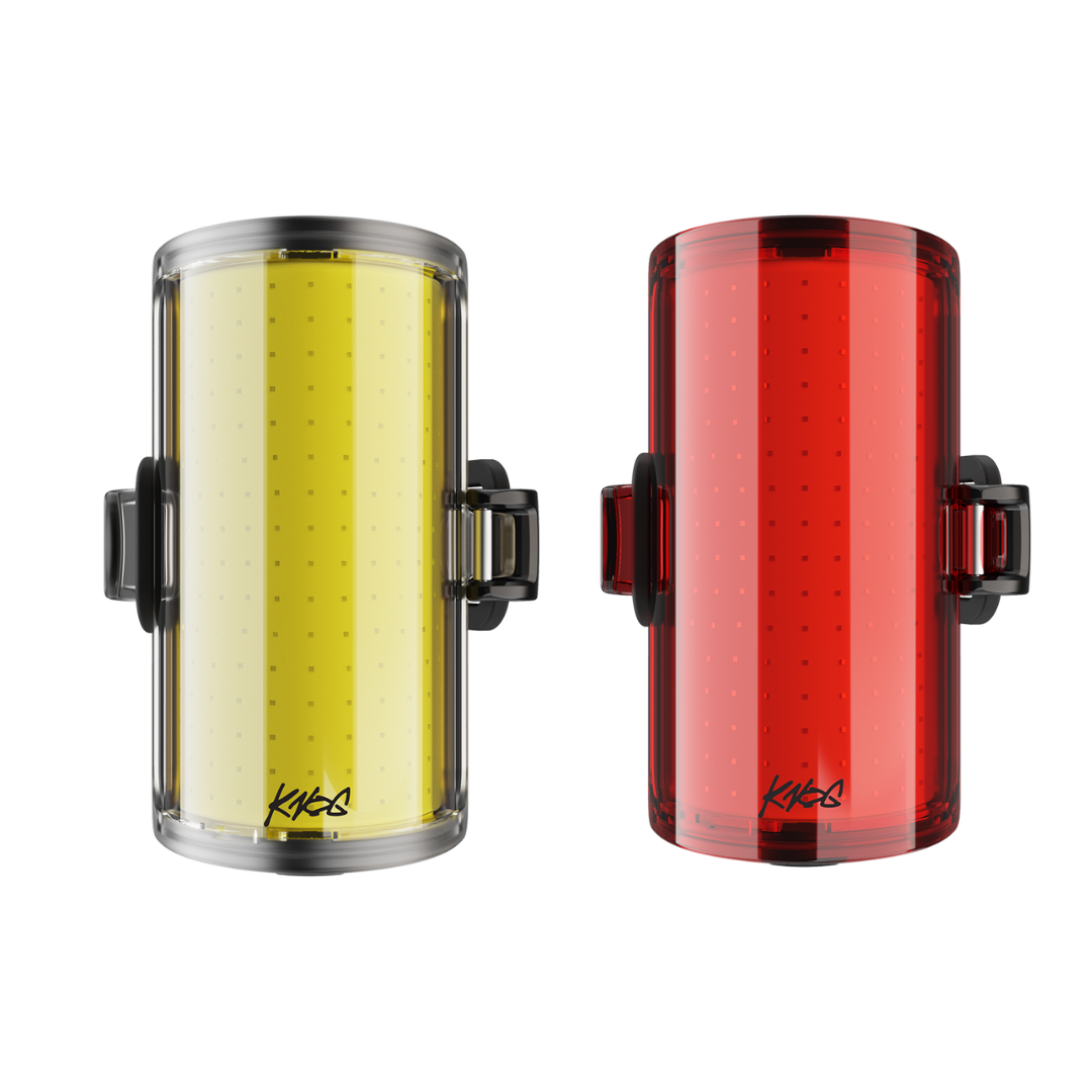 Conjunto de luzes dianteira e traseira Knog Cobber Reflex